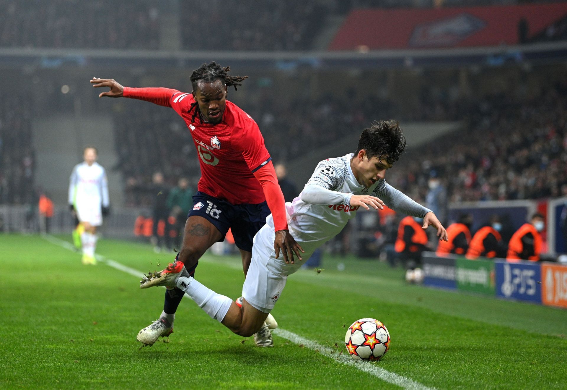 Renato Sanches (left) in action for LOSC Lille.