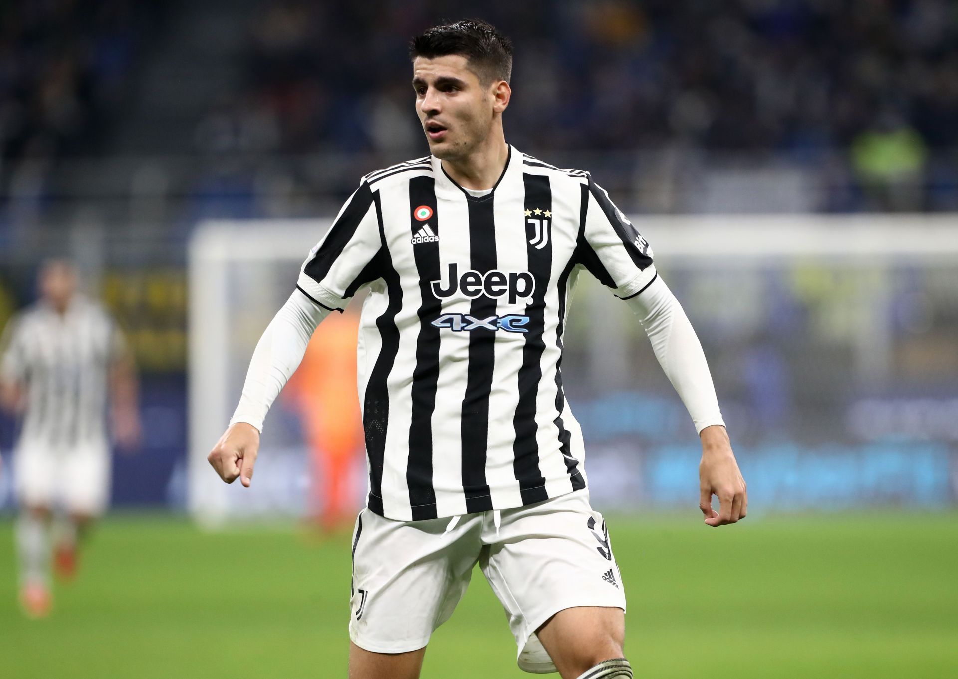 Alvaro Morata in action for Juventus