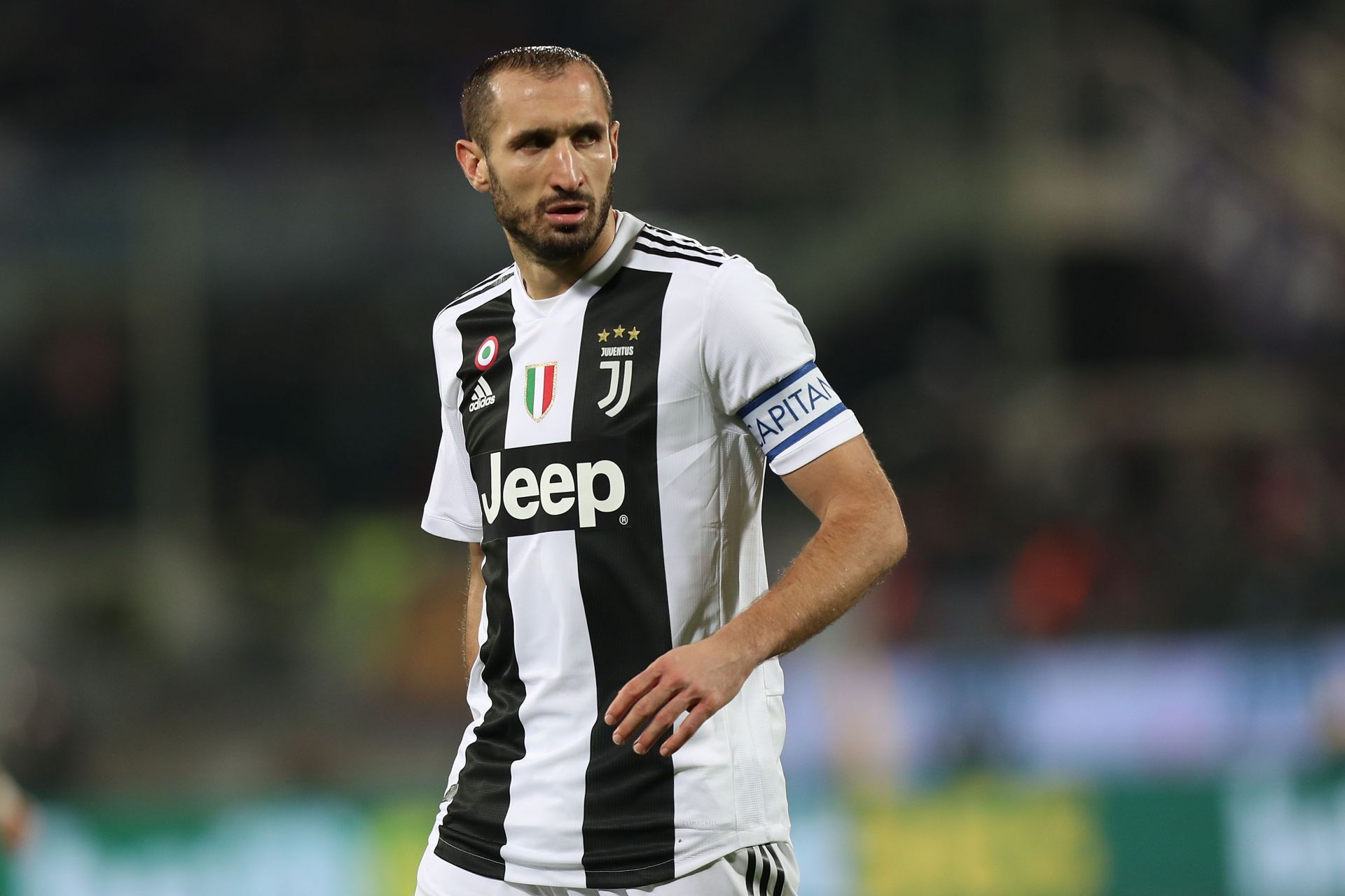 Giorgio Chiellini, in action for Juventus