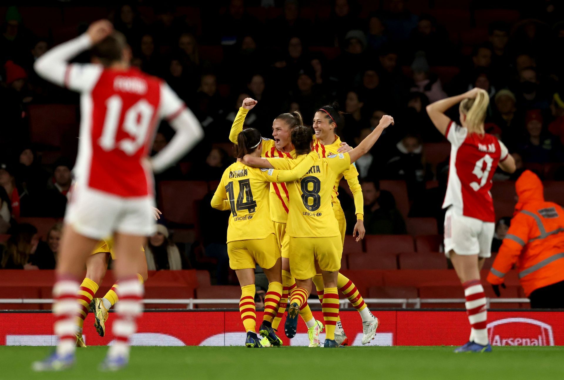 Arsenal WFC v FC Barcelona: Group C - UEFA Women&#039;s Champions League