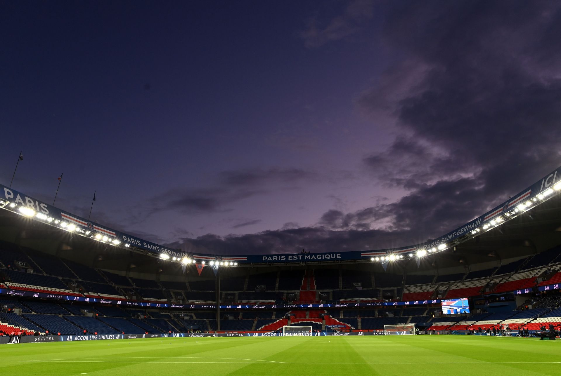 A general view of the Parc des Princes