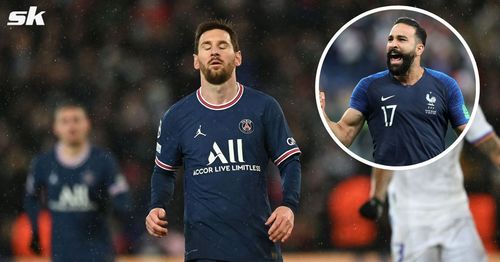 Adil Rami aimed a cheeky dig at Lionel Messi's numbers at PSG