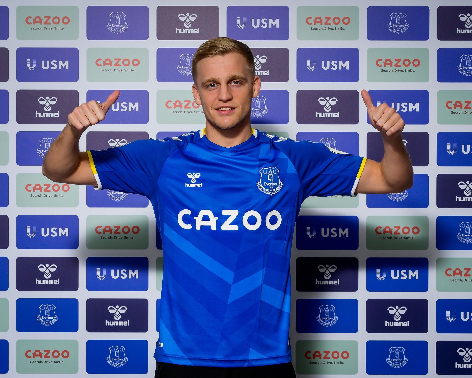 Donny van de Beek has joined Everton on a six-month loan deal