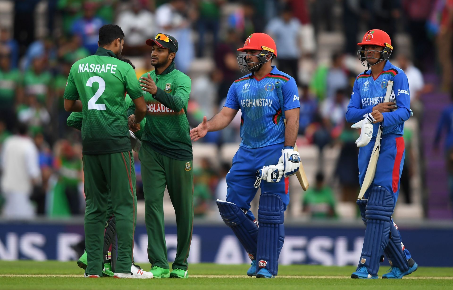 Afghanistan and Bangladesh during the 2019 World Cup. Pic: Getty Images