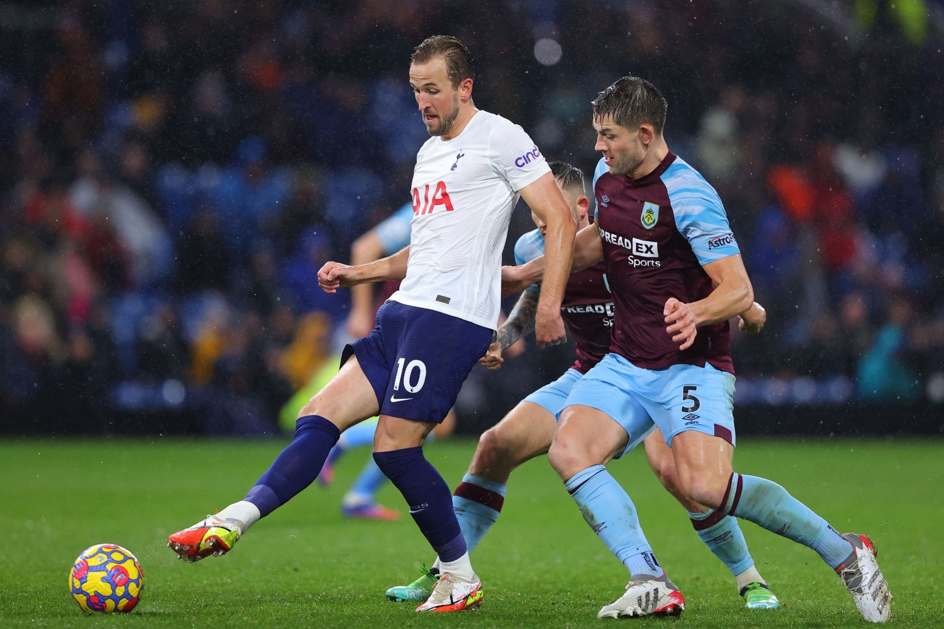 Harry Kane in actopn for Tottenham Hotspurs