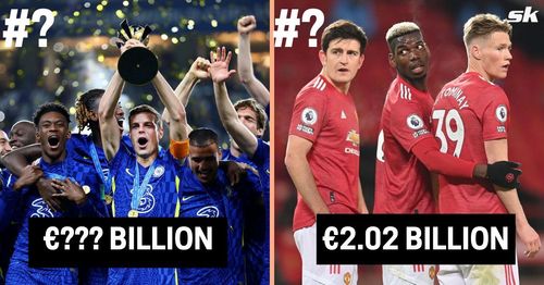 Chelsea and Manchester United have spent over €2 billion since 2000.