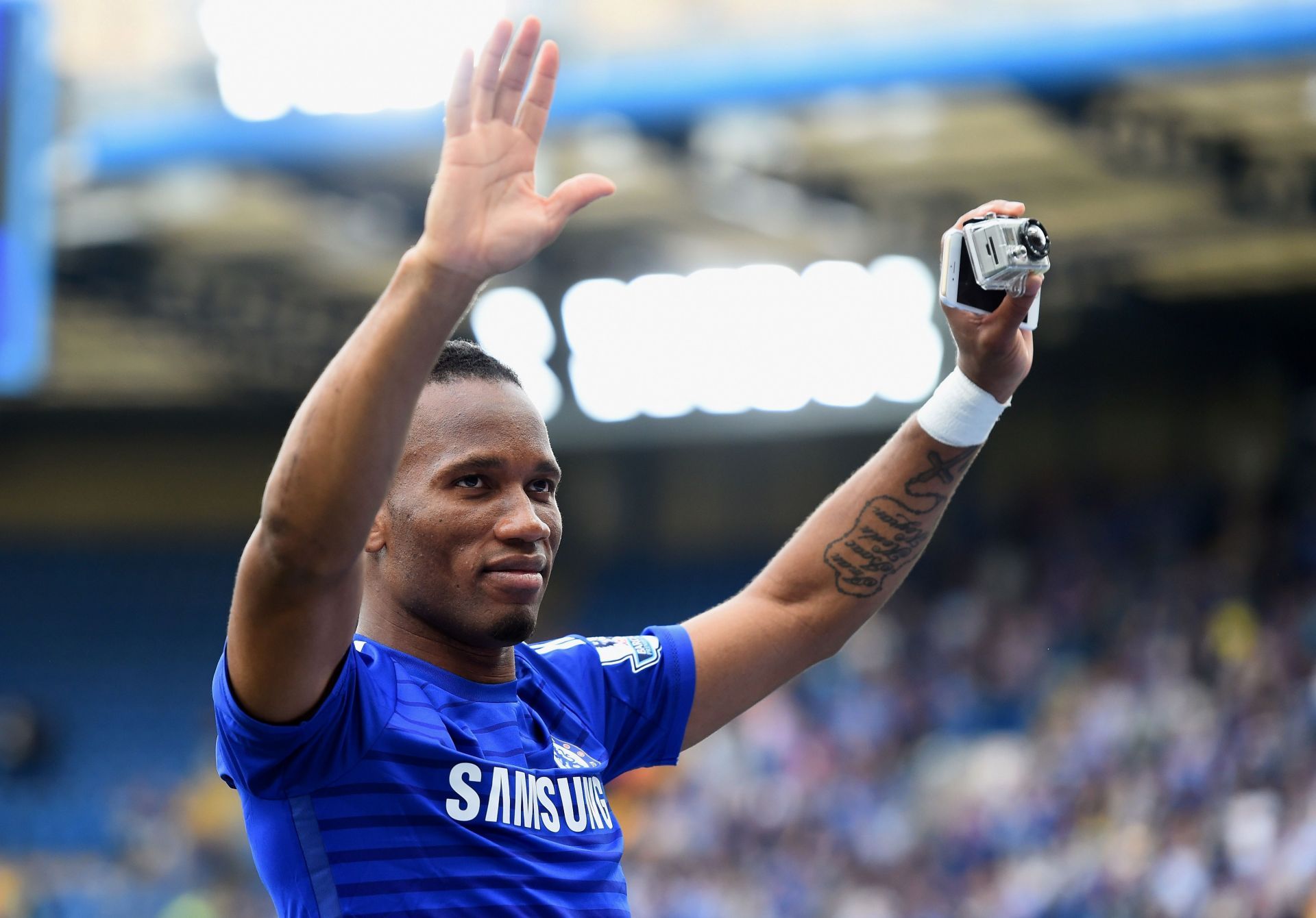 Didier Drogba is one of three Chelsea players to win the Golden Boot