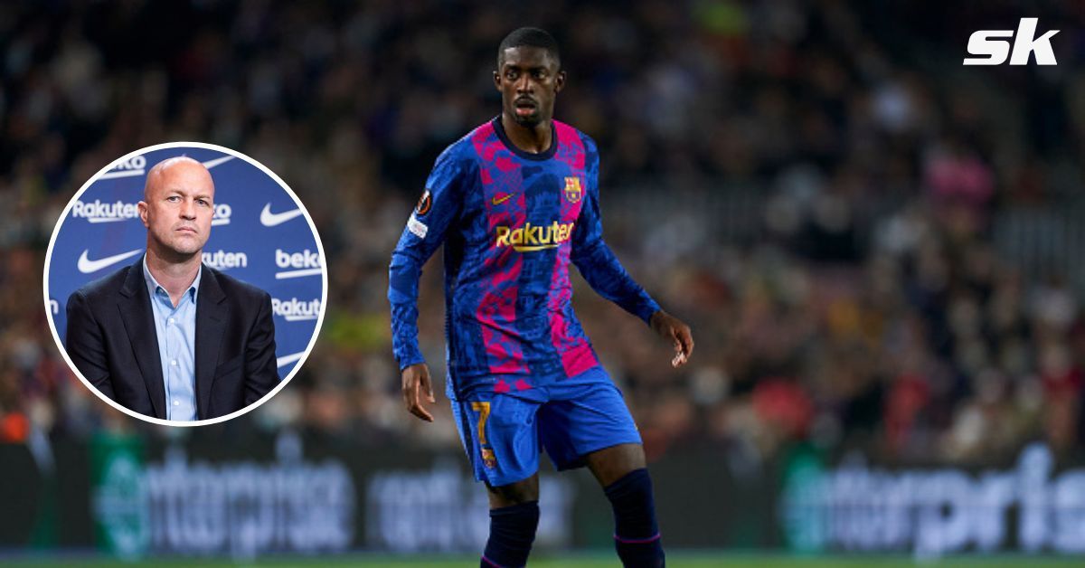 Jordi Cruyff requests Blaugrana fans to support Ousmane Dembele.