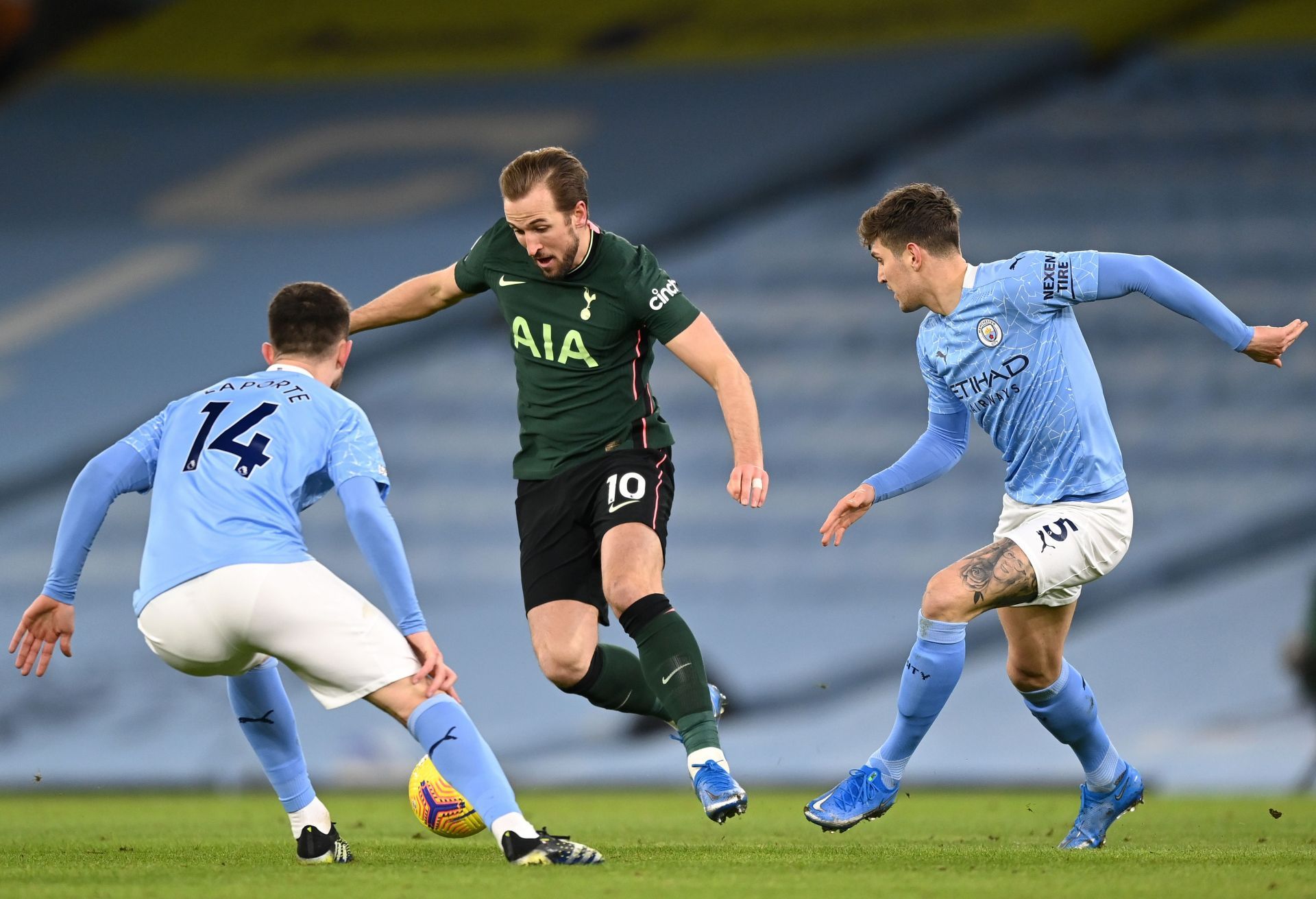 Manchester City take on Tottenham Hotspur this weekend