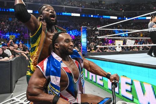 The New Day on SmackDown this week.