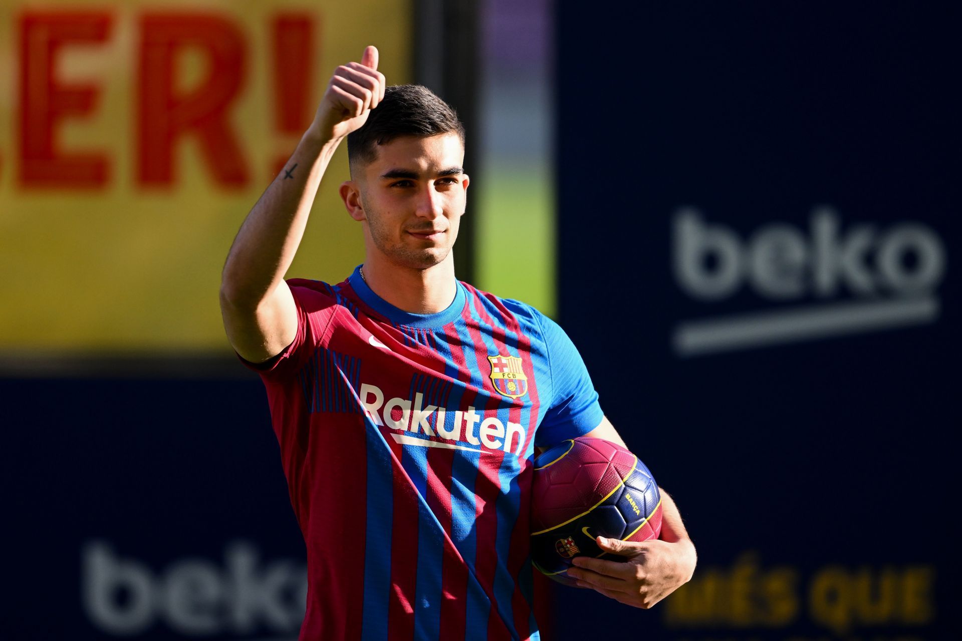 FC Barcelona Present New Player Ferran Torres