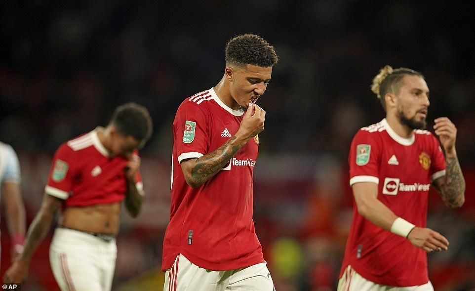 Manchester United suffered an early exit from the EFL Cup