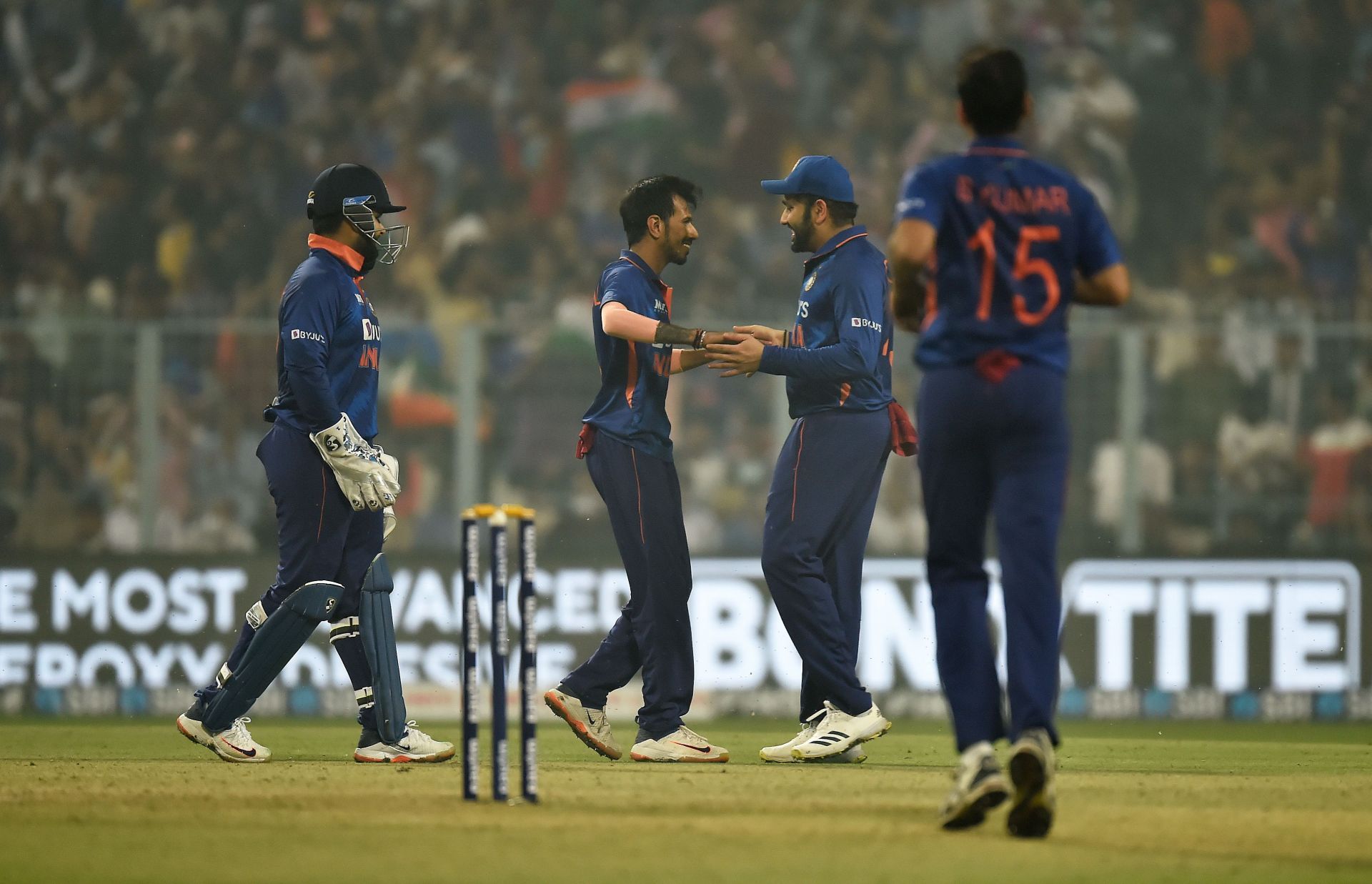 Yuzvendra Chahal conceded 34 runs in his four-over spell