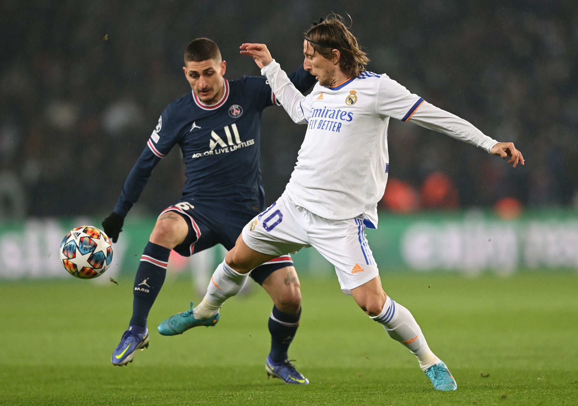 Marco Verratti (left) hired Mino Raiola as his agent in 2017