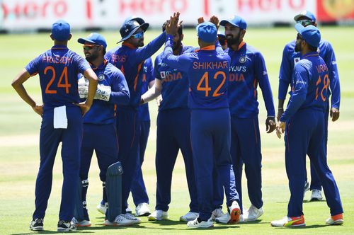 The Indian cricket team during the tour of South Africa. Pic: Getty Images