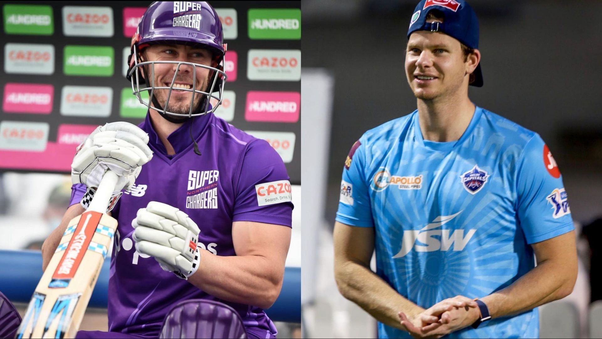 Chris Lynn (L) and Steve Smith surprisingly went unsold at the IPL 2022 Auction (Image Source: Instagram)