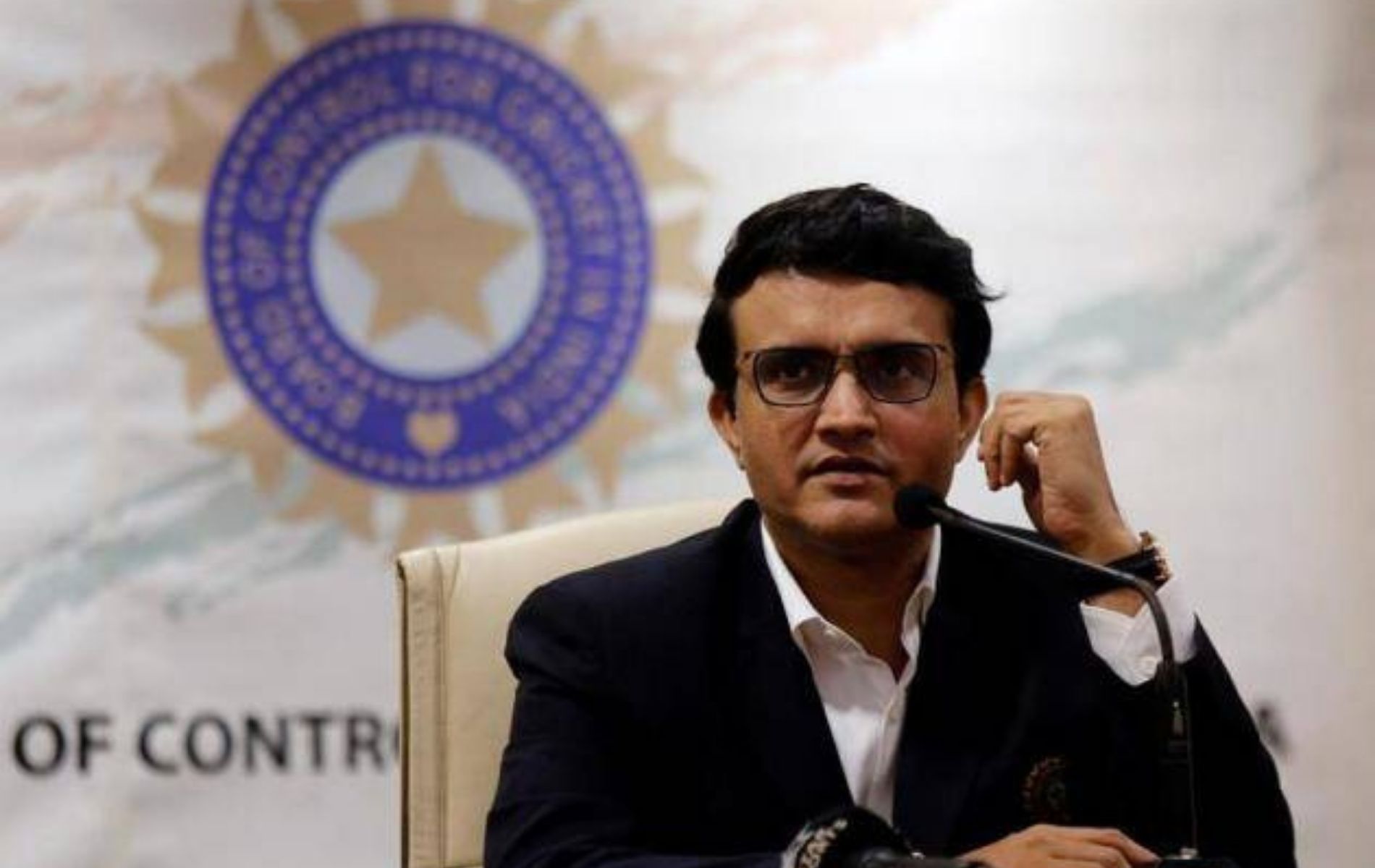 Enter caption BCCI president Sourav Ganguly. (Image: AP)