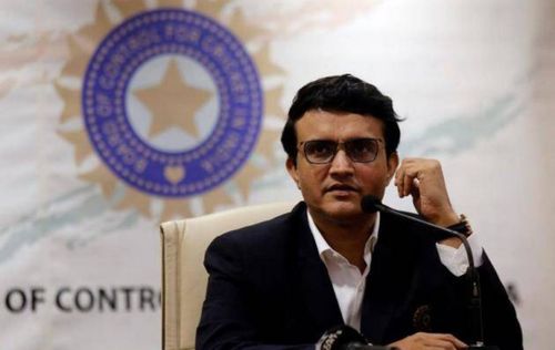 Enter caption BCCI president Sourav Ganguly. (Image: AP)