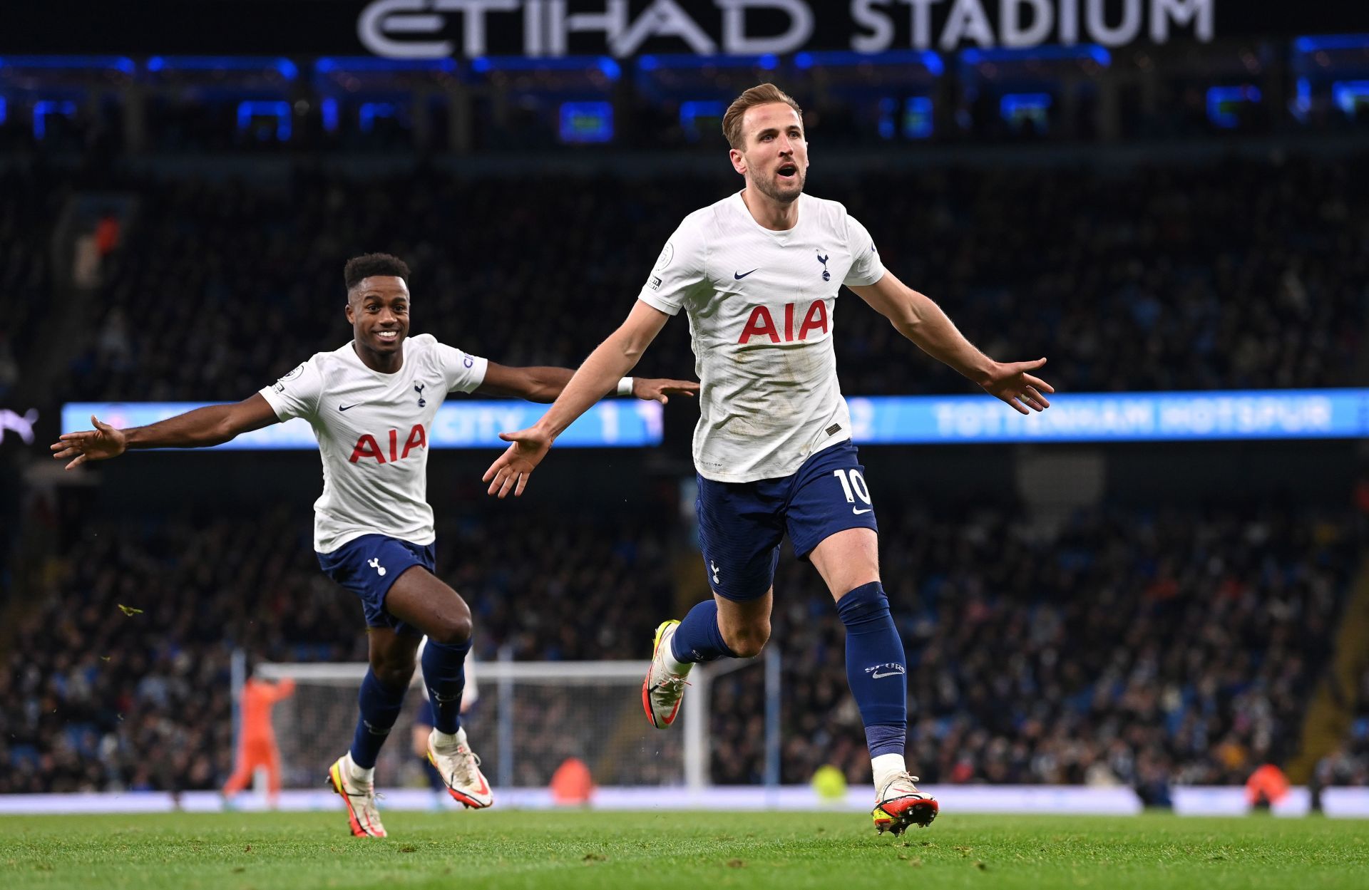 Kane scored an injury time winner against City.