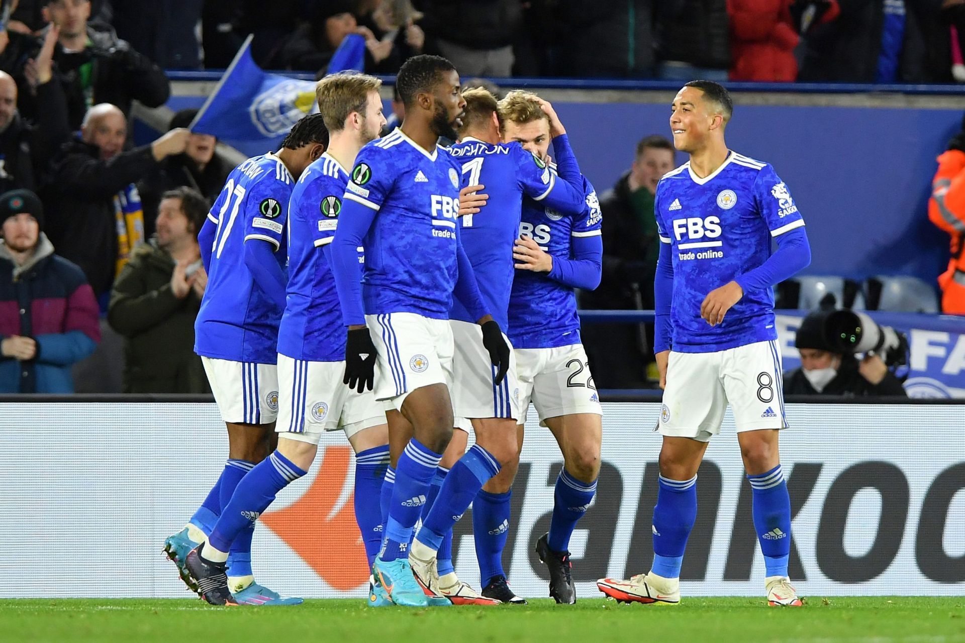 Leicester City ended their five-game unbeaten run with a 4-1 thrashing of Randers.