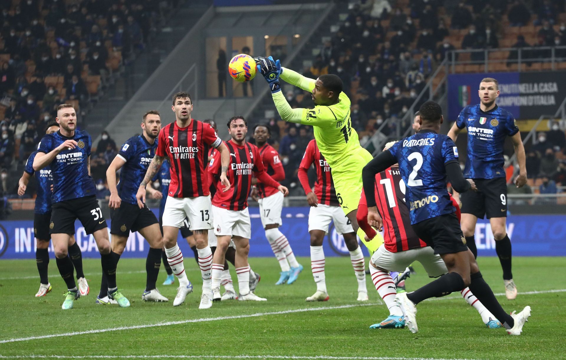 AC Milan and Inter Milan meet for the second time in 24 days on Tuesday