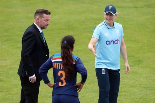 England v India - Women's First One Day International. Getty Images