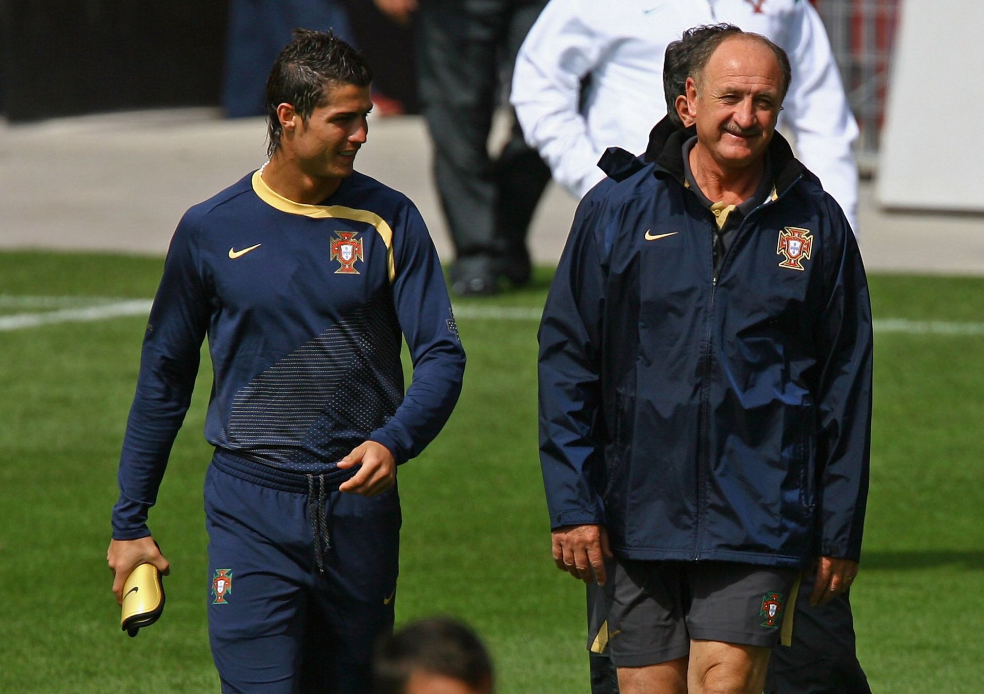 Cristiano Ronaldo and Felipe Scolari