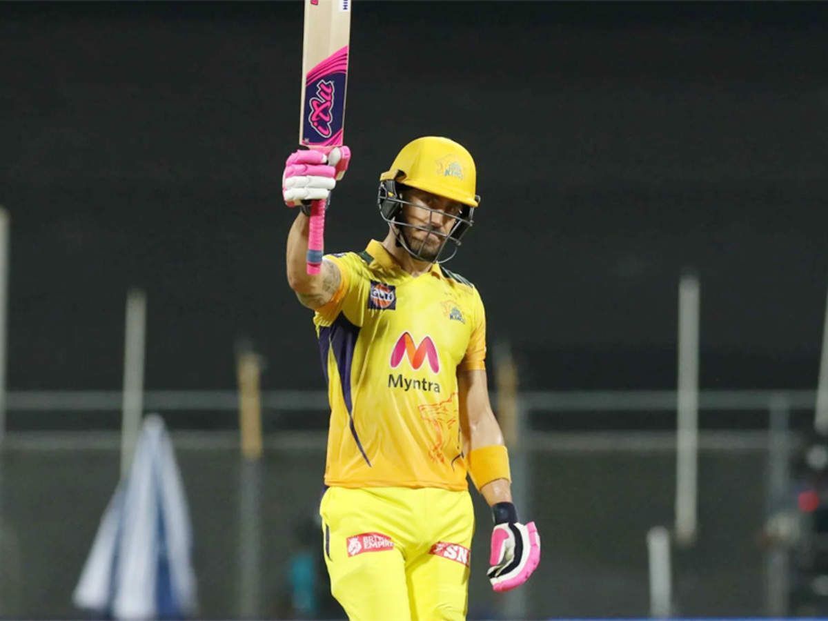 du Plessis will not play for the Chennai Super Kings in IPL 2022 (Pic Credits: Times of India)