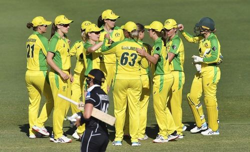 Australia lead New Zealand 12-3 in the Women's ODI World Cup.