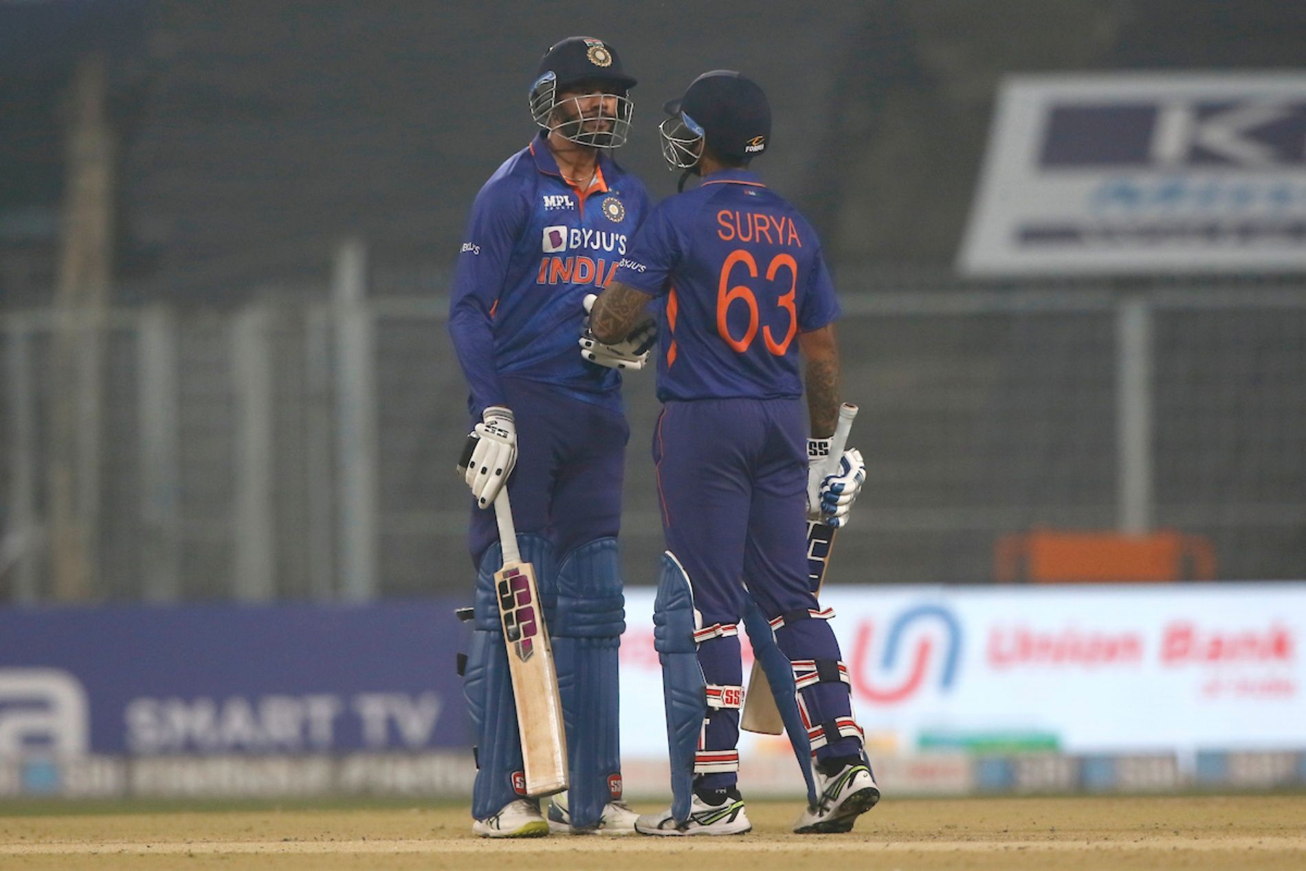 Suryakumar Yadav and Venkatesh Iyer. Pic: BCCI