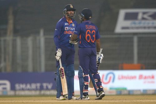 Suryakumar Yadav and Venkatesh Iyer. Pic: BCCI