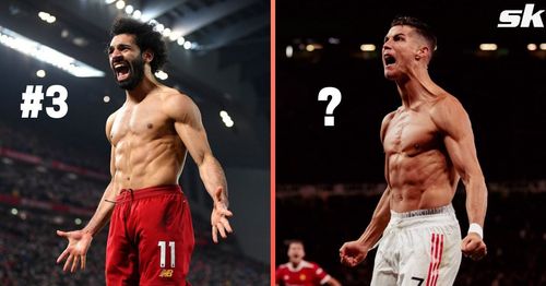 Mohamed Salah and Cristiano Ronaldo