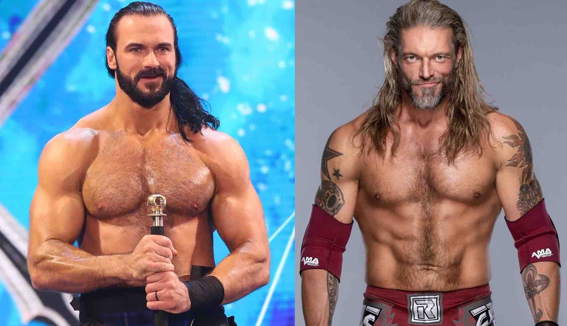 Edge and Drew McIntyre are not in the 2022 Men&#039;s Elimination Chamber match