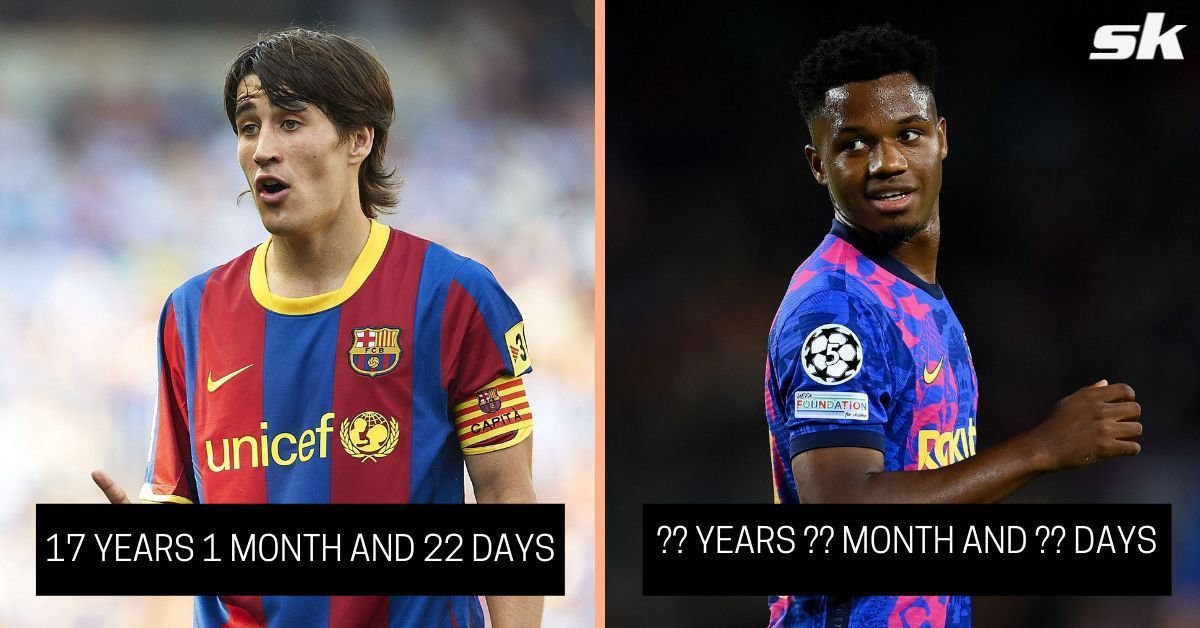 Find out which players got off the mark in their Barcelona career in their teens