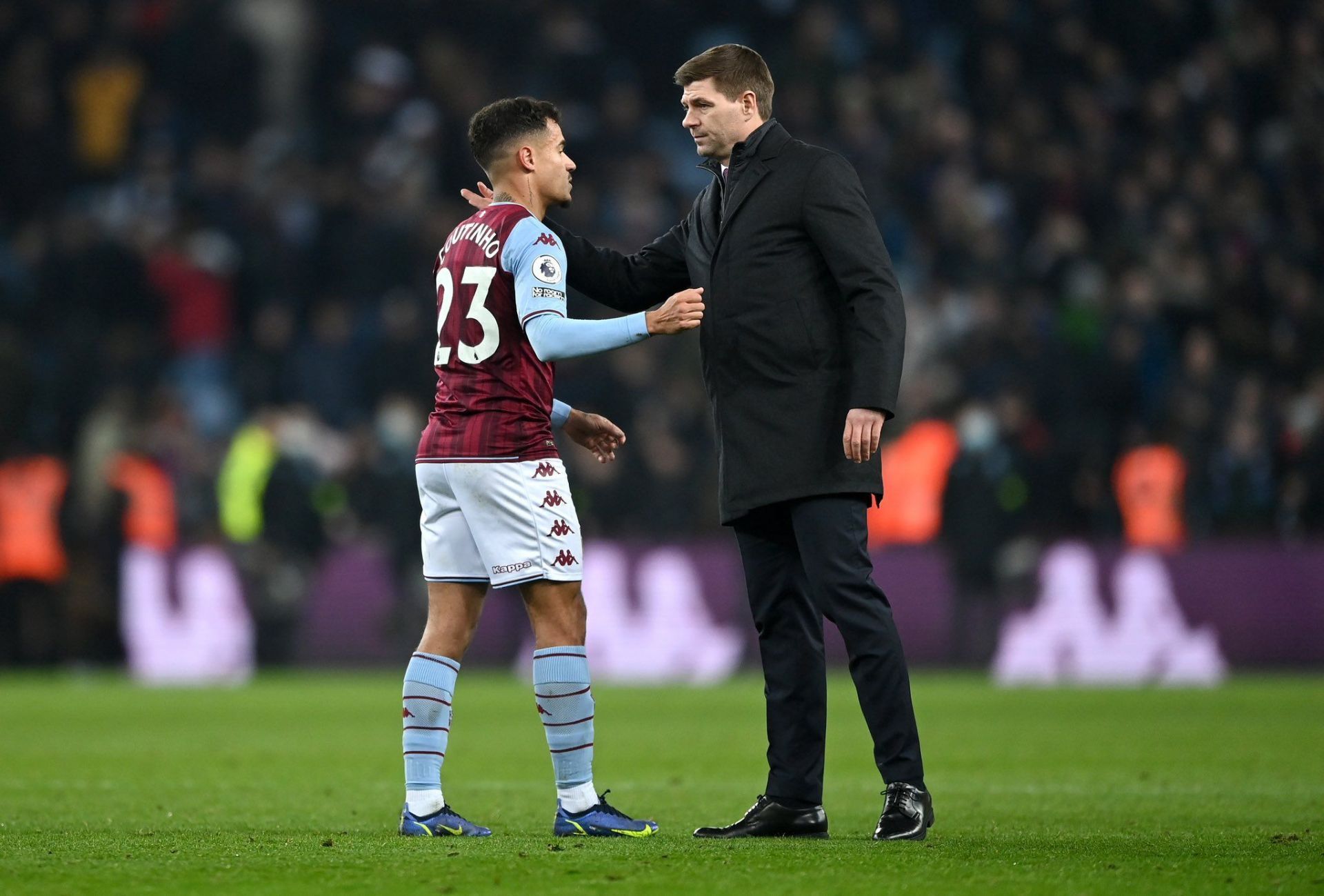 Philippe Coutinho was involved in all three goals as Aston Villa drew with Leeds United