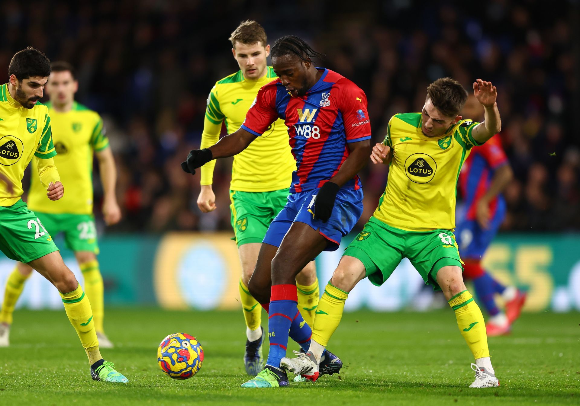Norwich City play host to Crystal Palace on Wednesday