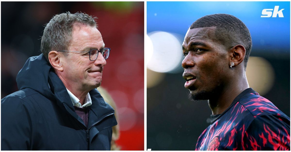 Rangnick spoke about why he substituted Pogba