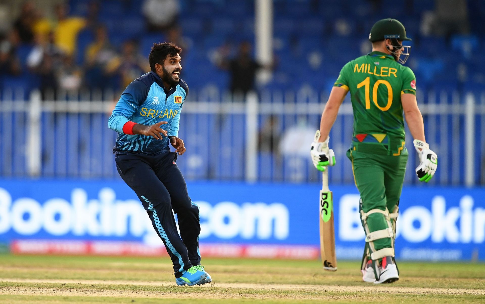 The Sri Lanka leggie took a hat-trick against South Africa in the 2021 T20 World Cup.