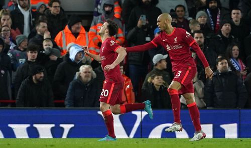 Liverpool beat Leicester City 2-0 in the Premier League.