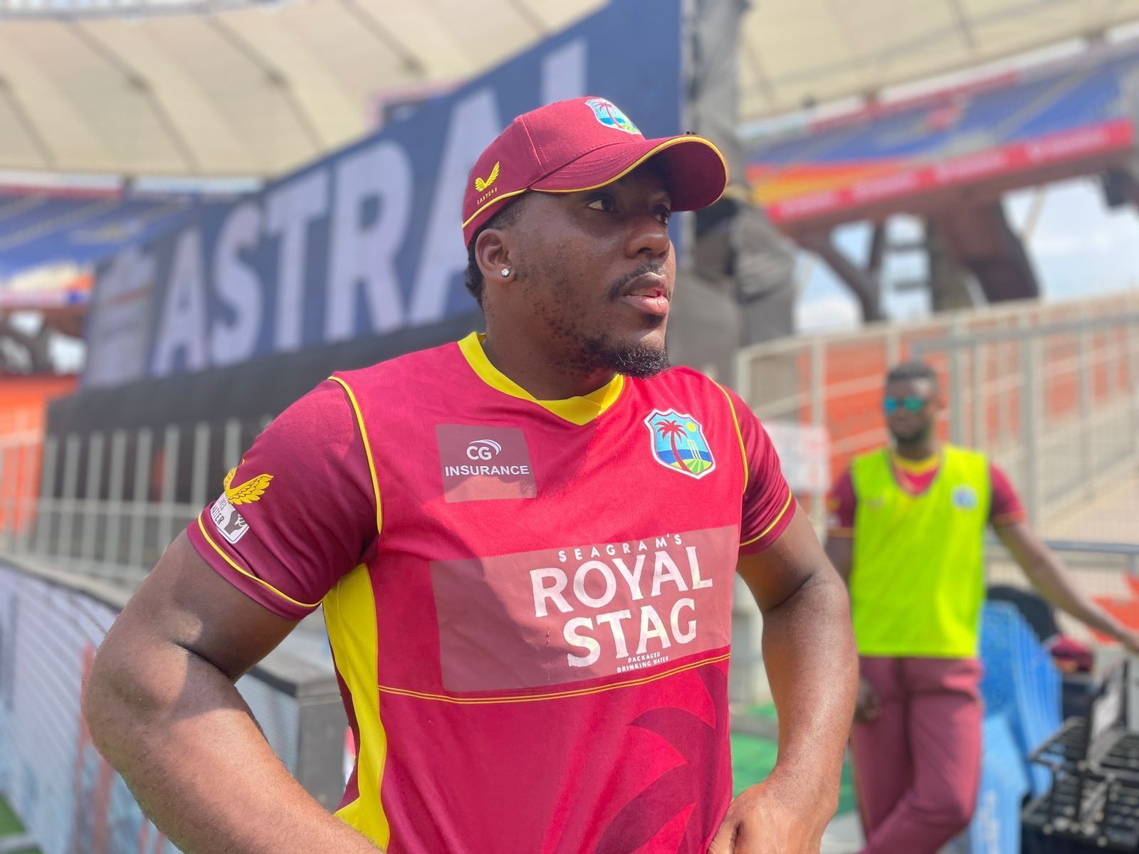 Odean Smith for West Indies [P.C: West Indies Cricket]