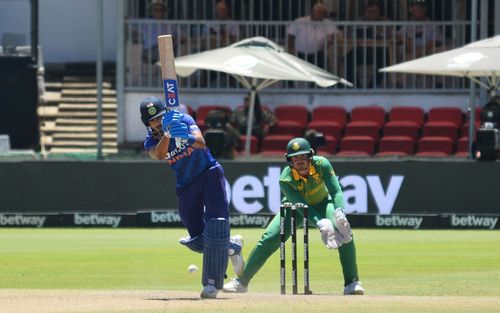 Shreyas Iyer during the ODI series against South Africa. Pic: Getty Images