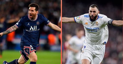 PSG's Lionel Messi and Real Madrid's Karim Benzema