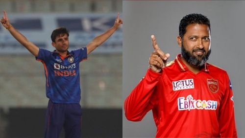 Ravi Bishnoi (L, PC: BCCI) and Wasim Jaffer (R).