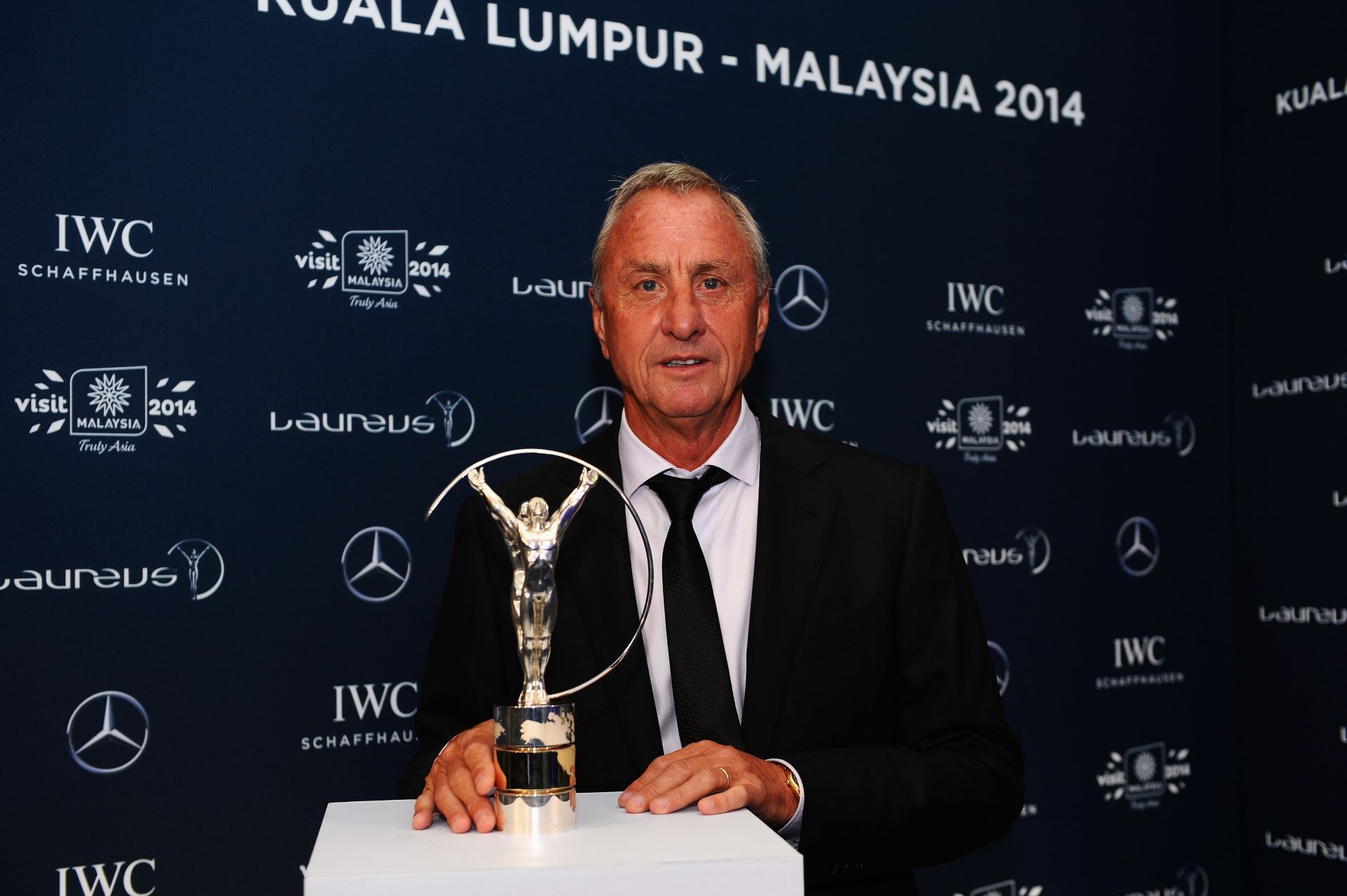 Johan Cruyff had a splendid career at the club level, claiming three Ballon d&#039;Or awards