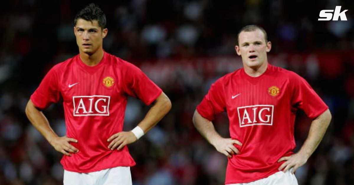 Wayne Rooney and Cristiano Ronaldo