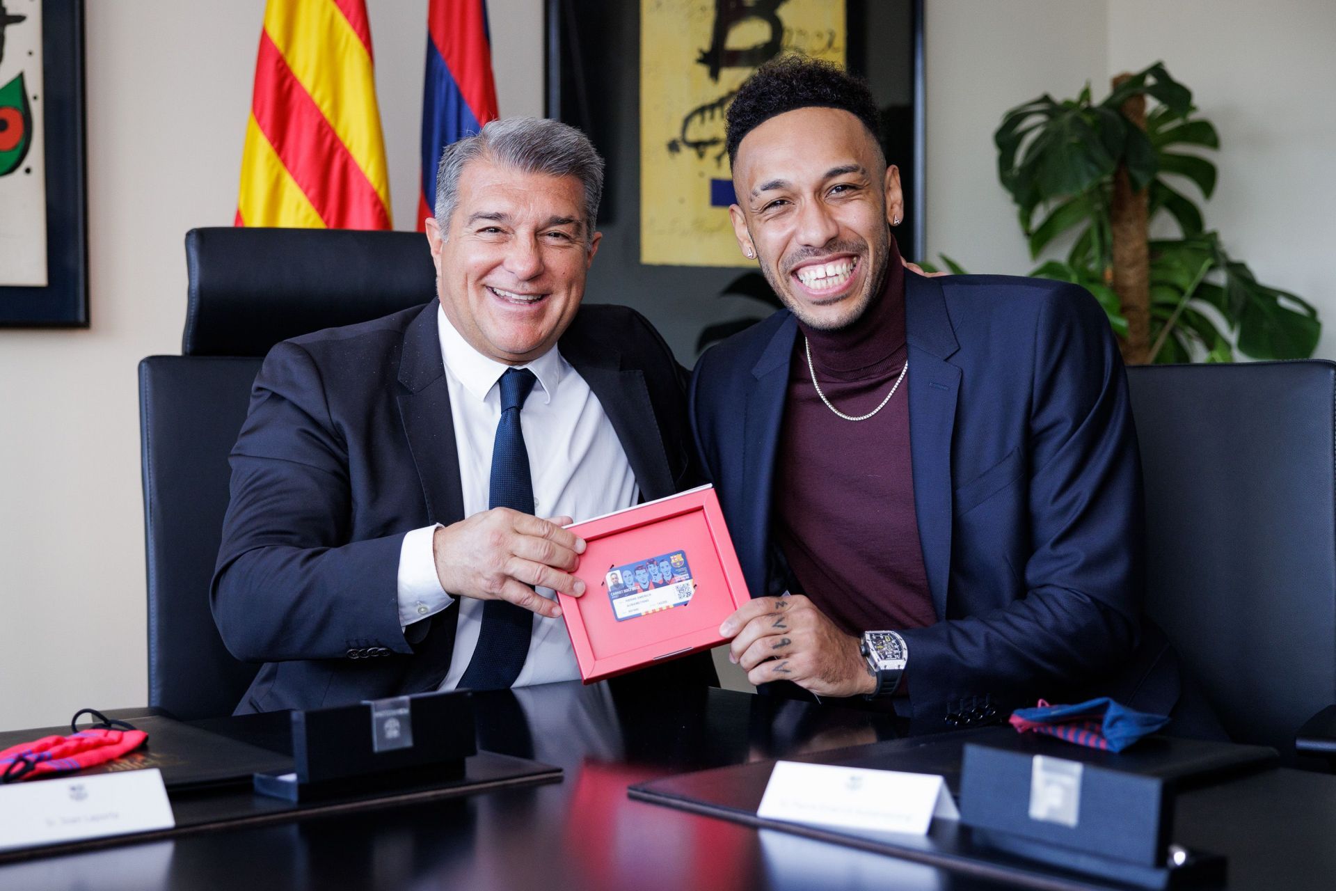 Pierre-Emerick Aubameyang could be Barcelona&#039;s latest star striker