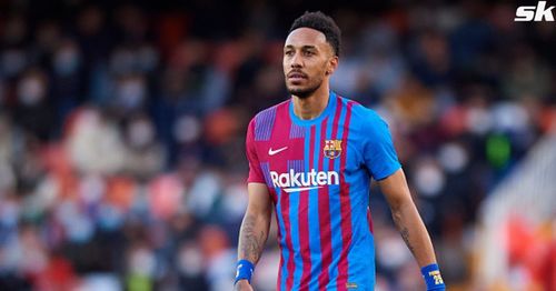 Former Arsenal and current Barcelona forward Pierre-Emerick Aubameyang