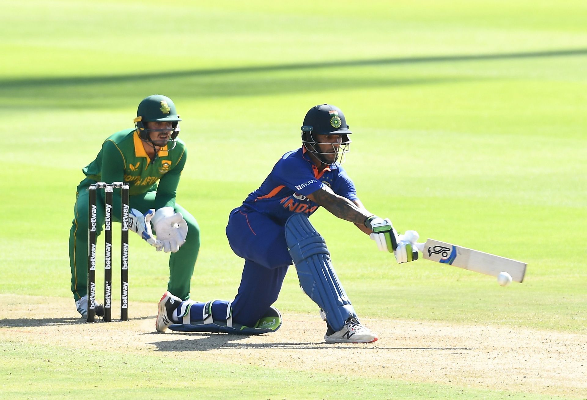 Shikhar Dhawan during the ODI series in South Africa. Pic: Getty Images