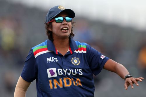 Jhulan Goswami during England v India - Women's First One Day International last year. PC: Getty Images