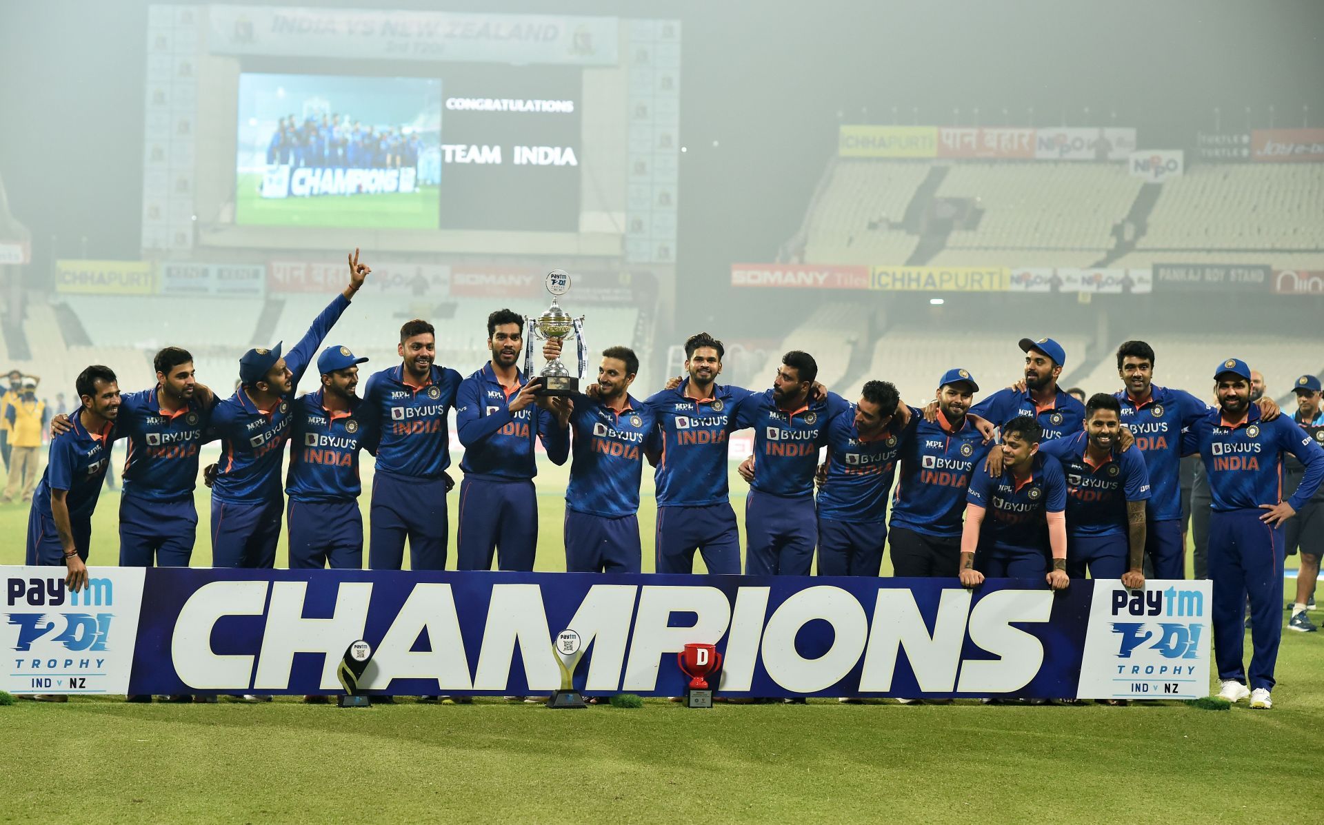 India overtook England to become the No.1 ranked T20 team in the world